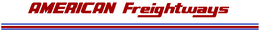 AMERICAN FREIGHTWAYS logo
