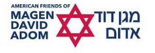 AMERICAN FRIENDS OF MAGEN DAVID ADOM logo