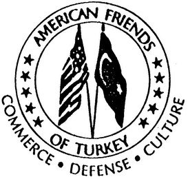 AMERICAN FRIENDS OF TURKEY COMMERCE DEFENSE CULTURE logo