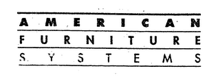 AMERICAN FURNITURE SYSTEMS logo