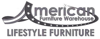 AMERICAN FURNITURE WAREHOUSE LIFESTYLE FURNITURE logo