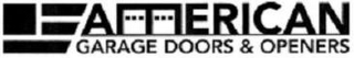 AMERICAN GARAGE DOORS & OPENERS logo