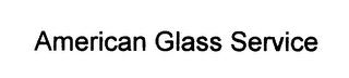 AMERICAN GLASS SERVICE logo
