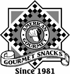 AMERICAN GOURMET GOURMET SNACKS SINCE 1981