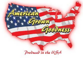AMERICAN GROWN GOODNESS PRODUCED IN THE USA logo