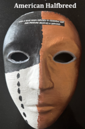 AMERICAN HALFBREED EVEN A ROCK WHEN EXPOSED TO EXCESSIVE HEAT AND PRESSURE BECOMES A DIAMOND logo