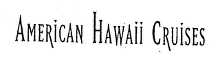 AMERICAN HAWAII CRUISES logo