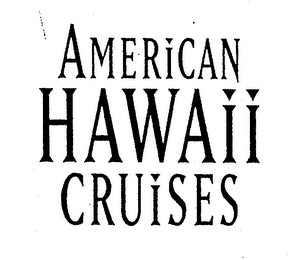 AMERICAN HAWAII CRUISES logo