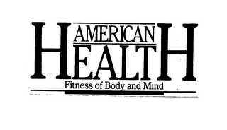 AMERICAN HEALTH FITNESS OF BODY AND MIND logo