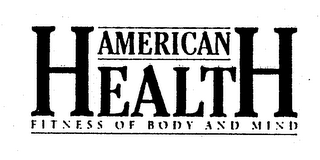 AMERICAN HEALTH FITNESS OF BODY AND MIND logo
