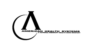 AMERICAN HEALTH SYSTEMS A NATIONAL DISCOUNT HEALTH CARE COMPANY logo