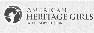 AMERICAN HERITAGE GIRLS FAITH SERVICE FUN logo