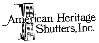 AMERICAN HERITAGE SHUTTERS, INC. logo
