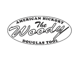 AMERICAN HICKORY, THE WOODY, DOUGLAS TOOL logo