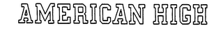 AMERICAN HIGH logo