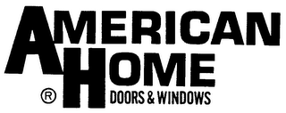 AMERICAN HOME DOORS & WINDOWS logo