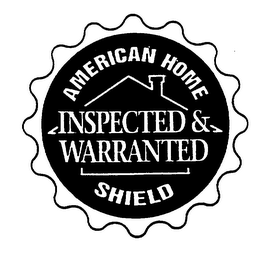 AMERICAN HOME SHIELD INSPECTED & WARRANTED logo