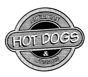 AMERICAN HOT DOGS AND MILKSHAKES logo
