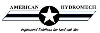 AMERICAN HYDROMECH ENGINEERED SOLUTIONS FOR LAND AND SEA logo