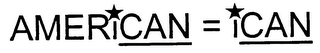 AMERICAN = ICAN logo