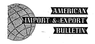 AMERICAN IMPORT & EXPORT BULLETIN logo
