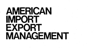 AMERICAN IMPORT EXPORT MANAGEMENT logo