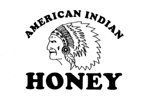 AMERICAN INDIAN HONEY logo