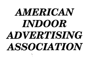 AMERICAN INDOOR ADVERTISING ASSOCIATION logo