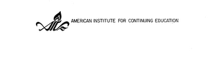 AMERICAN INSTITUTE FOR CONTINUING EDUCATION AICE logo