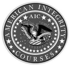 AMERICAN INTEGRITY COURSES AIC INSPIRATIONIS SCHOLASTICAM AMERICAN INTEGRITY COURSES logo