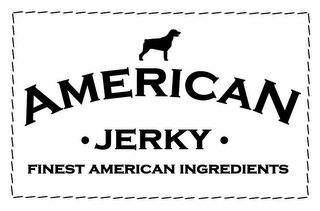 AMERICAN JERKY FINEST AMERICAN INGREDIENTS logo