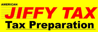AMERICAN JIFFY TAX TAX PREPARATION logo