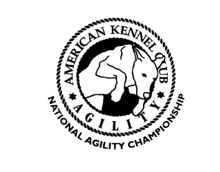 AMERICAN KENNEL CLUB AGILITY NATIONAL AGILITY CHAMPIONSHIP logo