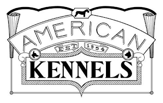 AMERICAN KENNELS EST. 1954 logo