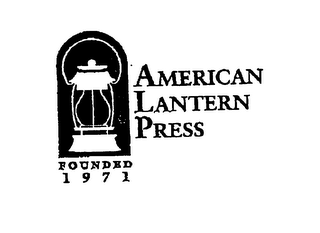 AMERICAN LANTERN PRESS FOUNDED 1971 logo