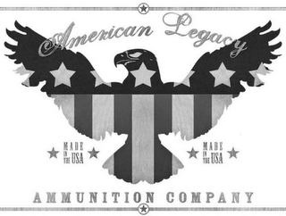 AMERICAN LEGACY AMMUNITION COMPANY MADE IN THE USA MADE IN THE USA logo