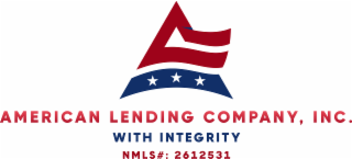 AMERICAN LENDING COMPANY, INC. WITH INTEGRITY NMLS#: 2612531 logo