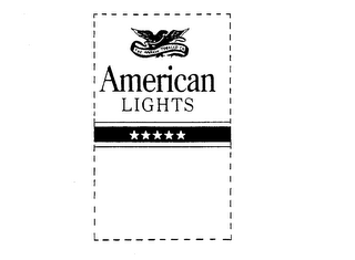 AMERICAN LIGHTS THE AMERICAN TOBACCO CO. logo