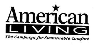 AMERICAN LIVING THE CAMPAIGN FOR SUSTAINABLE COMFORT logo