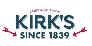AMERICAN MADE KIRK'S SINCE 1839 logo