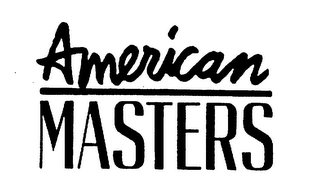 AMERICAN MASTERS logo