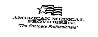 AMERICAN MEDICAL PROVIDERS INC. "THE FOOTCARE PROFESSIONALS" logo