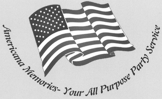 AMERICAN MEMORIES- YOUR ALL PURPOSE PARTY SERVICE logo