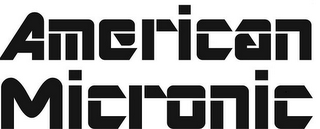 AMERICAN MICRONIC logo