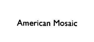 AMERICAN MOSAIC logo