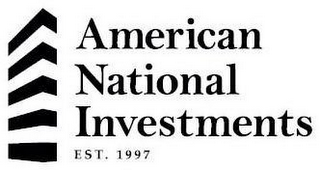 AMERICAN NATIONAL INVESTMENTS EST. 1997 logo