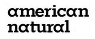 AMERICAN NATURAL logo