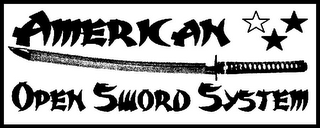 AMERICAN OPEN SWORD SYSTEM logo