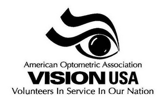 AMERICAN OPTOMETRIC ASSOCIATION VISION USA VOLUNTEERS IN SERVICE IN OUR NATION logo