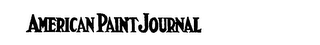 AMERICAN PAINT JOURNAL logo